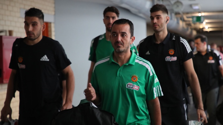 Έφτασε στο ΣΕΦ ο Παναθηναϊκός (pics)