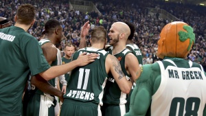 Ευχήθηκε σε Καλάθη και Παππά ο Παναθηναϊκός (pic)