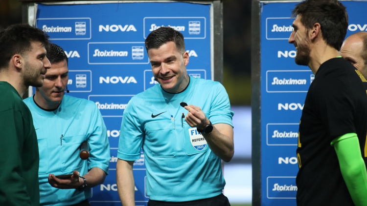 Ο Όσμερς σφυρίζει στο ΠΑΟΚ-Παναθηναϊκός