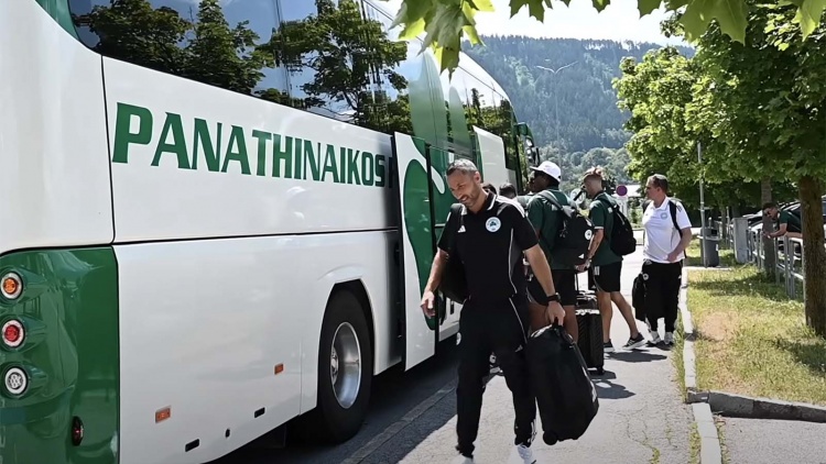 O Παναθηναϊκός ξεκίνησε την προετοιμασία στην Αυστρία – Το βίντεο της αναχώρησης για Μπαντ Χάρινγκ