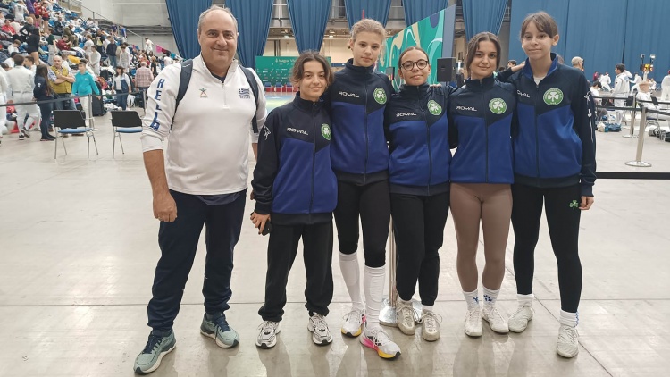 Μάζεψαν ευρωπαϊκές εμπειρίες τα «ξίφη» του Παναθηναϊκού