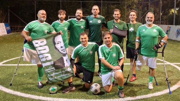 Σωτήρης Νίνης: Προπονήθηκε και αγωνίστηκε με την ομάδα ποδοσφαίρου ακρωτηριασμένων του Παναθηναϊκού!