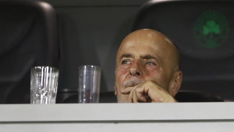 Στην προπόνηση του Παναθηναϊκού ο Αλαφούζος ενόψει του αγώνα με τον ΠΑΟΚ