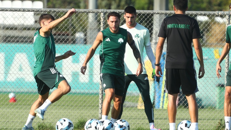 Προπόνηση του Παναθηναϊκού στο «Γ. Καλαφάτης» με απουσίες διεθνών