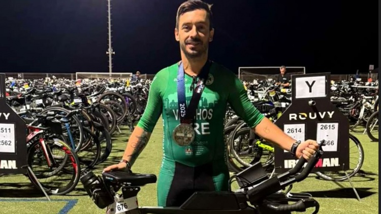 O Ironman Βασίλης Βλάχος εκπροσώπησε τον Παναθηναϊκό στην Καταλονία