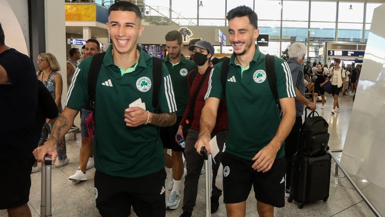 Αναχώρησε για την Πορτογαλία ο Παναθηναϊκός (pics)