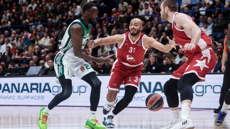 Η βαθμολογία της EuroLeague μετά τη νίκη του Παναθηναϊκού στο Μιλάνο