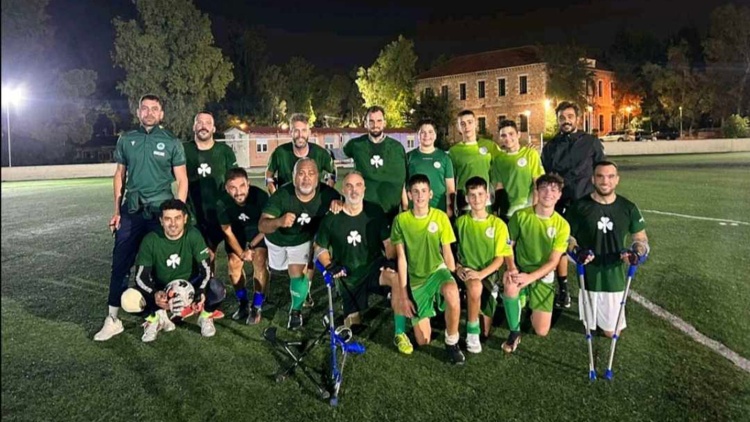 Φιλική νίκη για τον Παναθηναϊκό στο ποδόσφαιρο ακρωτηριασμένων