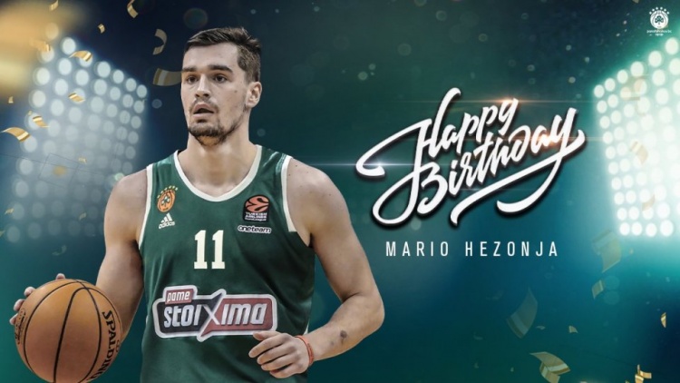 Η ΚΑΕ Παναθηναϊκός έντυσε τον Χεζόνια με το 11 και του ευχήθηκε χρόνια πολλά