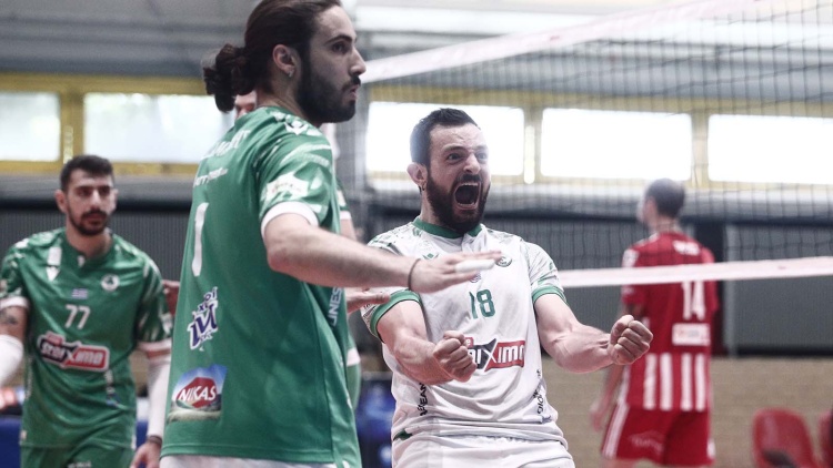 Τα highlights της νίκης του Παναθηναϊκού κόντρα στον Ολυμπιακό στον 3ο τελικό της Volley League