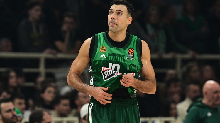 Τρίτος σε ασίστ στην Euroleague ο Σλούκας - Ξεπέρασε τον Σπανούλη