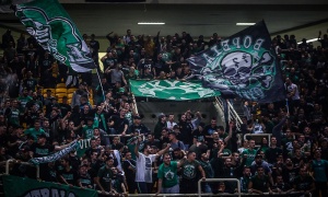 Αποθέωσαν στο ΟΑΚΑ την αποστολή του Παναθηναϊκού 50 οπαδοί