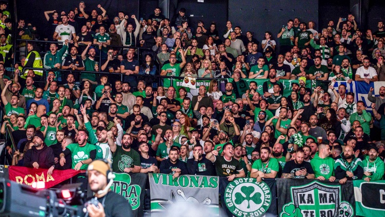 Με 1.000 οπαδούς στο πλευρό του κόντρα στη Βίρτους ο Παναθηναϊκός