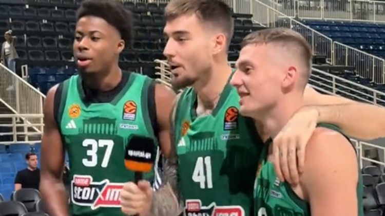 Χουάντσο, Γκάι και Αντετοκούνμπο τραγουδούν τον ύμνο του Παναθηναϊκού (vid)