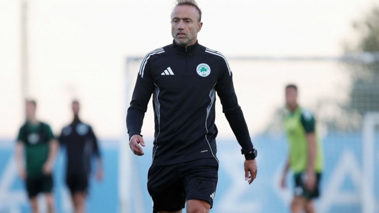 Πρώτη προπόνηση του Παναθηναϊκού με τον Χρήστο Κόντη στο «Γ. Καλαφάτης»