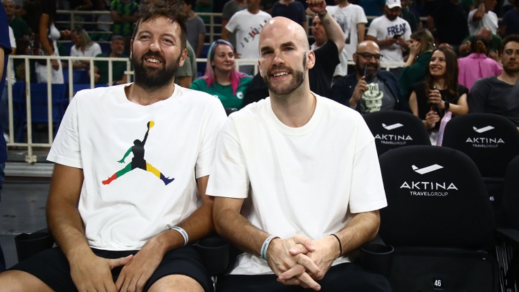 Στο ΟΑΚΑ για τον 5ο τελικό οι Καλάθης και Βουγιούκας