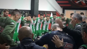 Η ομιλία του Δώνη και το γκολ του Μπουζούκη από την παρακάμερα (vid)