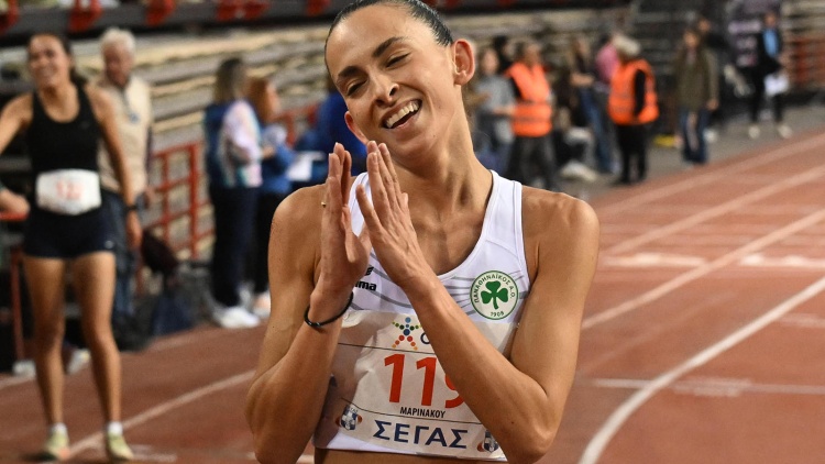 Πρωταθλήτρια η Μαρινάκου - Στο βάθρο και η Αναστασίου