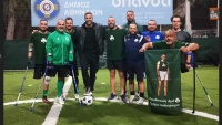Ο Παππάς επισκέφτηκε την ομάδα ποδοσφαίρου ακρωτηριασμένων του Παναθηναϊκού