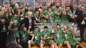 Στο ματς με την Μπαρτσελόνα η ομάδα βόλεϋ του Παναθηναϊκού!