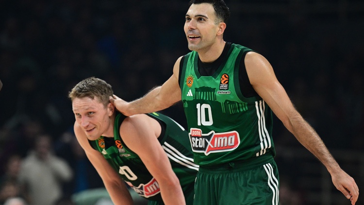 Παραμένει στην 4η θέση της Euroleague o Παναθηναϊκός