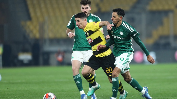 «Κλώτσησε» το «διπλό» ο Παναθηναϊκός στο ισόπαλο ντέρμπι με την ΑΕΚ