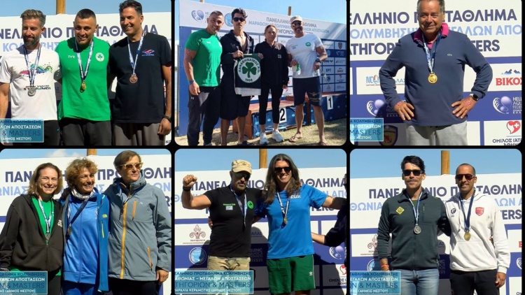 Σημαντικές διακρίσεις του Παναθηναϊκού στο Πανελλήνιο Πρωτάθλημα Ανοιχτής Θάλασσας