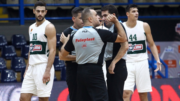 Οι διαιτητές του Παναθηναϊκός-Προμηθέας Πάτρας