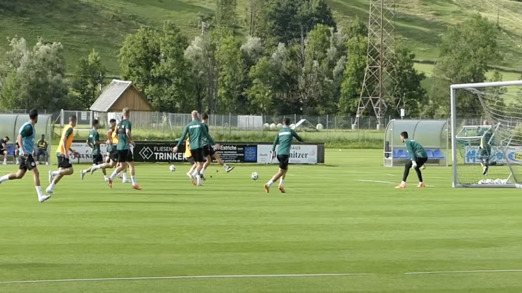 Τελευταία προπόνηση του Παναθηναϊκού στην Αυστρία (vid)