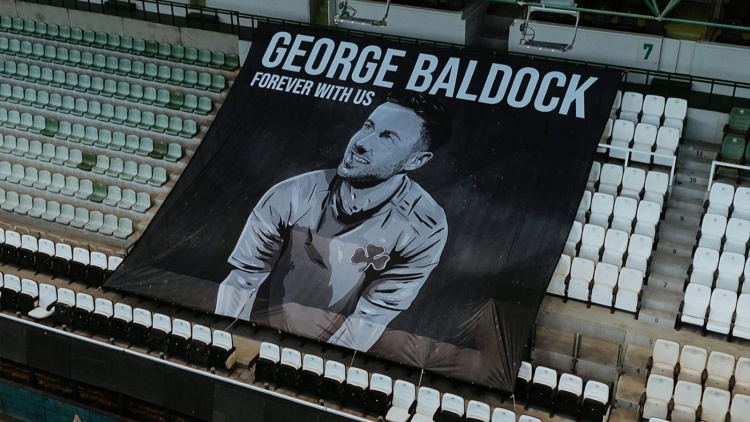 Ο Παναθηναϊκός τίμησε στη Λεωφόρο τη μνήμη του Τζορτζ Μπάλντοκ: «Για πάντα μαζί μας»