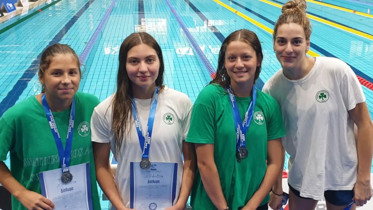 Στο βάθρο οι «γοργόνες» του Παναθηναϊκού