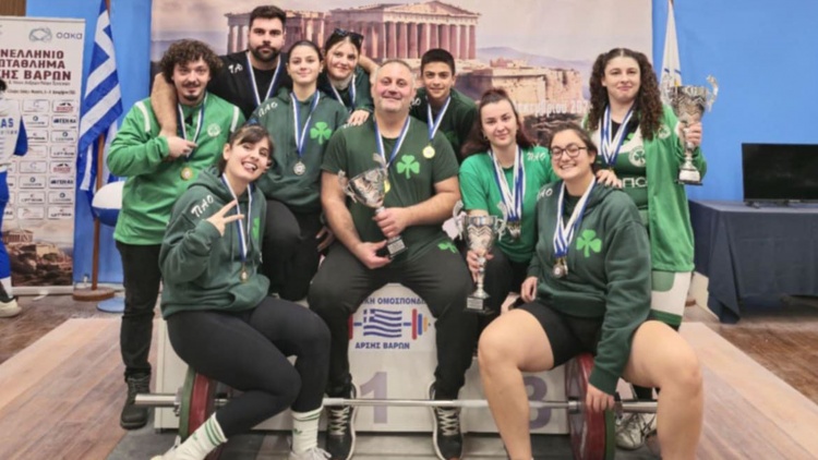 Πρωταθλητής Ελλάδας στην άρση βαρών γυναικών για το 2024 ο Παναθηναϊκός – Νέες ανακατατάξεις από τον ΕΟΚΑΝ