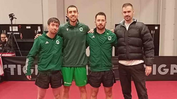 2/2 για τους άντρες του Παναθηναϊκού στο πινγκ πονγκ